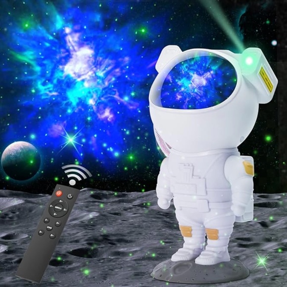 B908 Astronaut Space Projector Star Projector Galaxy Night Light - Picture 1 of 4